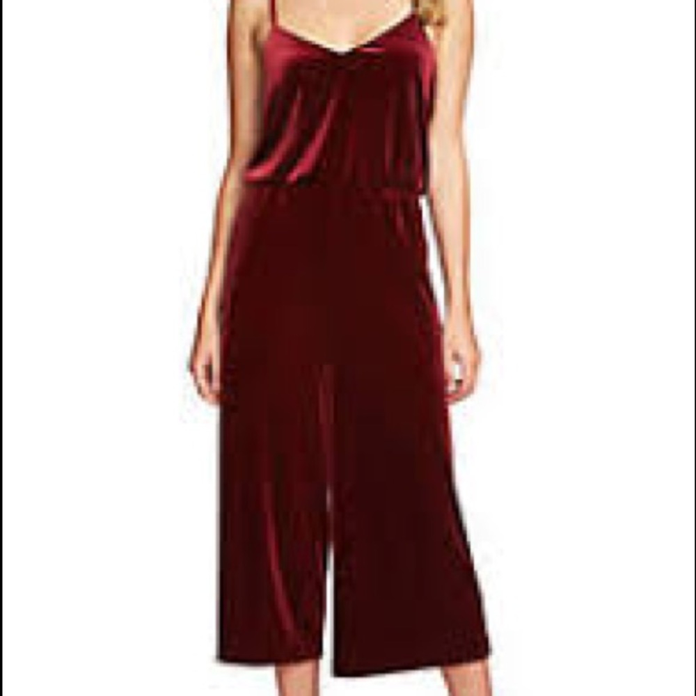 Red Velvet Jumpsuit